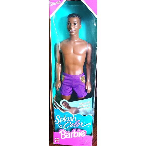Mattel Other - NIB 1997  Mattel  "Splash N Color"  African American Steven Barbie's Friend